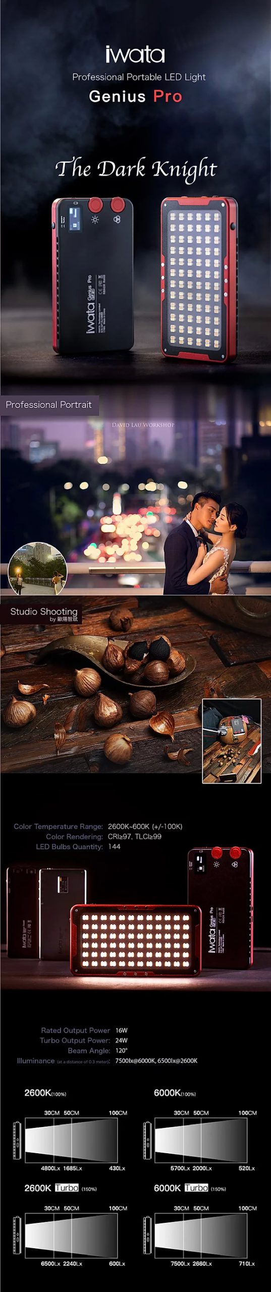 Iwata-Tech Genius Pro GP-01 LED Light by  in  - EC MALL