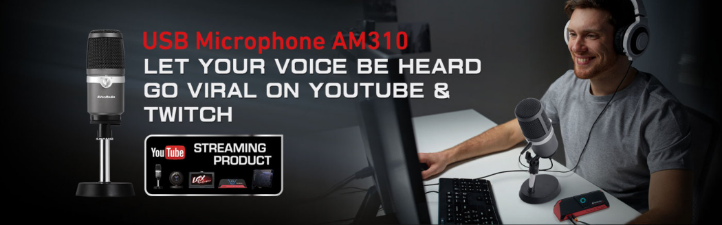AVerMedia AM310 USB Condencer Microphone by  in  - EC MALL
