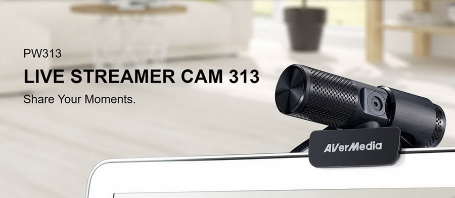 AVerMedia PW 313 Live Streamer Cam 313 Webcam by  in  - EC MALL