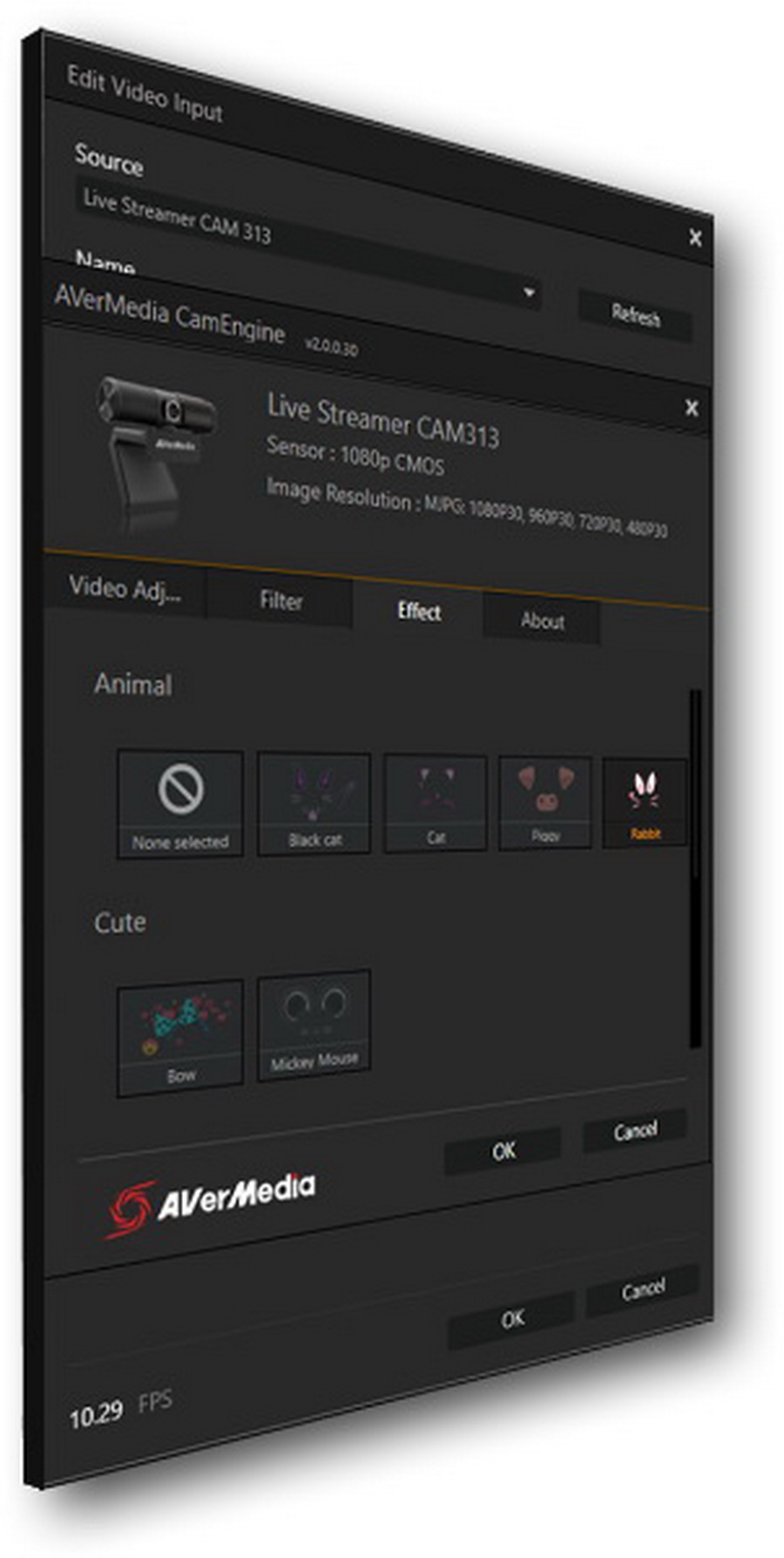 AVerMedia PW 313 Live Streamer Cam 313 Webcam by  in  - EC MALL