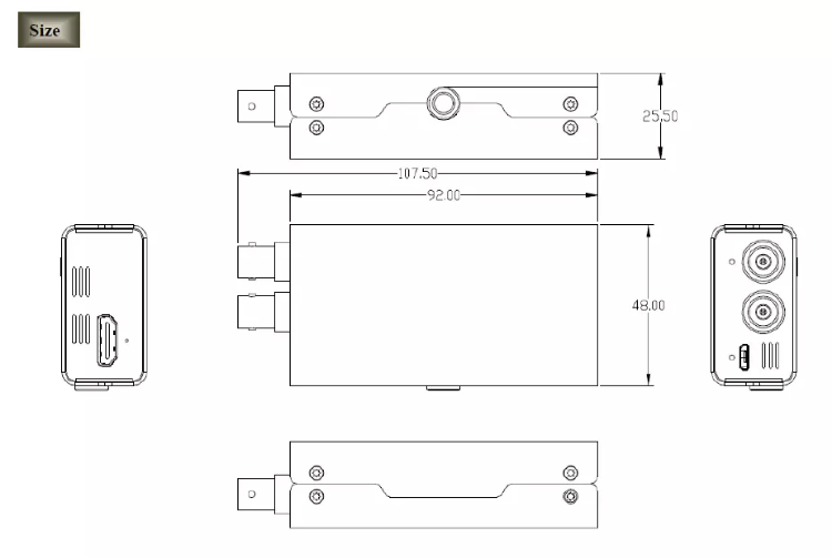 DeviceWell MD1021 HDMI to SDI Converter by  in  - EC MALL