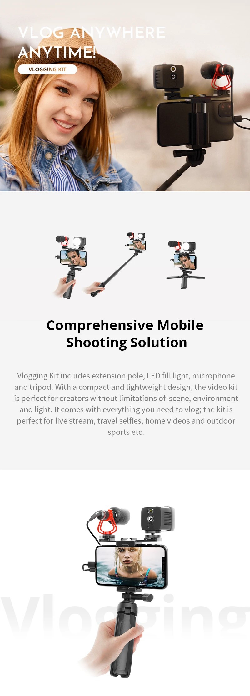 Moza Mirfak Vlogging Kit by  in  - EC MALL