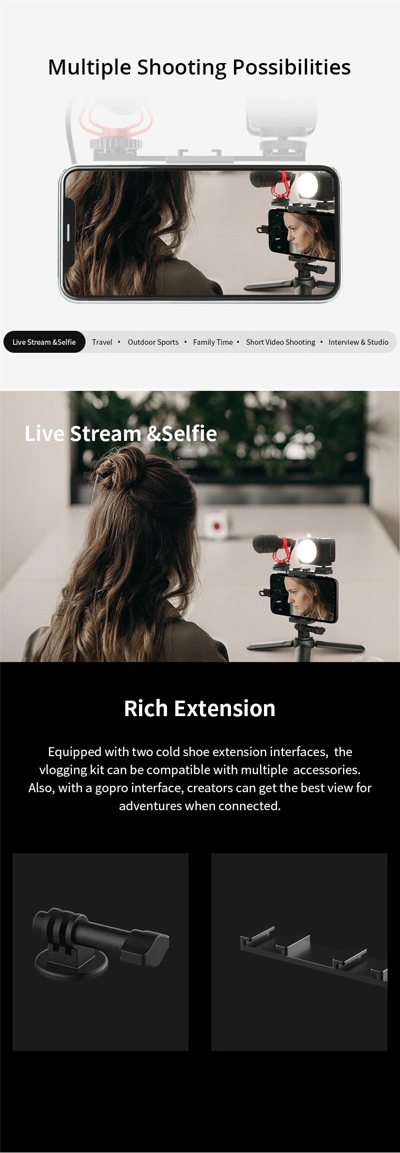 Moza Mirfak Vlogging Kit by  in  - EC MALL