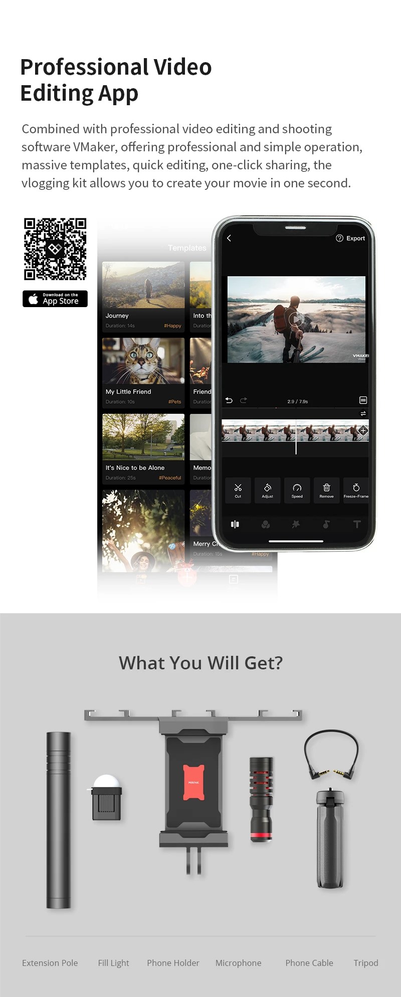 Moza Mirfak Vlogging Kit by  in  - EC MALL