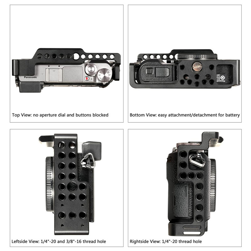 SmallRig Cage Kit for Panasonic GX85/GX80/GX7 Mark II 2009 by  in  - EC MALL