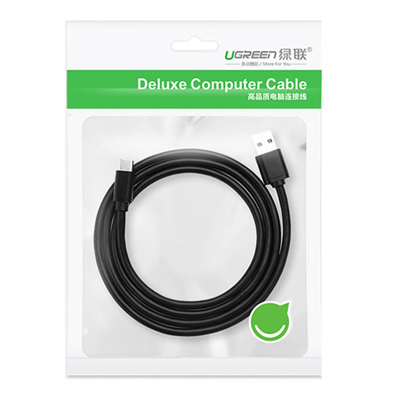 Ugreen 20882 Usb 3.0 To Usb C Cable Black 1M Us184 by  in  - EC MALL