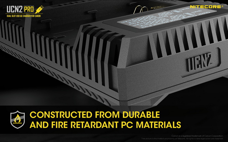 Battery Charger Nitecore UCN2 PRO Dual Slot USB QC Charger For Canon LP-E6N by  in  - EC MALL