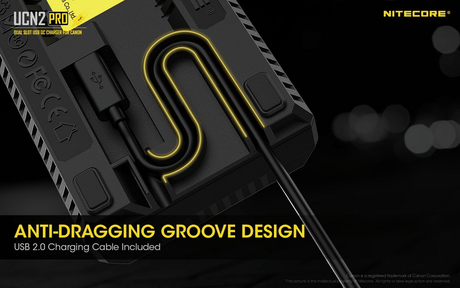 Battery Charger Nitecore UCN2 PRO Dual Slot USB QC Charger For Canon LP-E6N by  in  - EC MALL