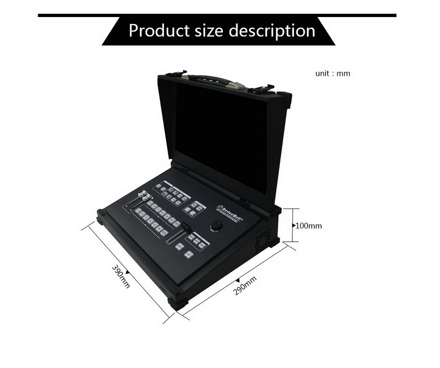 Devicewell HDS9106 Portable switchbooard with monitor HDMI*2 +SDI4 SD/HD/3G by  in  - EC MALL