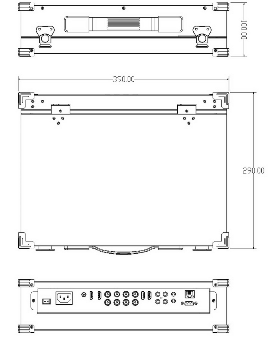 Devicewell HDS9106 Portable switchbooard with monitor HDMI*2 +SDI4 SD/HD/3G by  in  - EC MALL