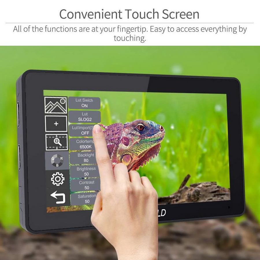FeelWorld F6 PLUS V2 6 Inch 3D LUT Touch Screen DSLR Camera Field Monitor by  in  - EC MALL