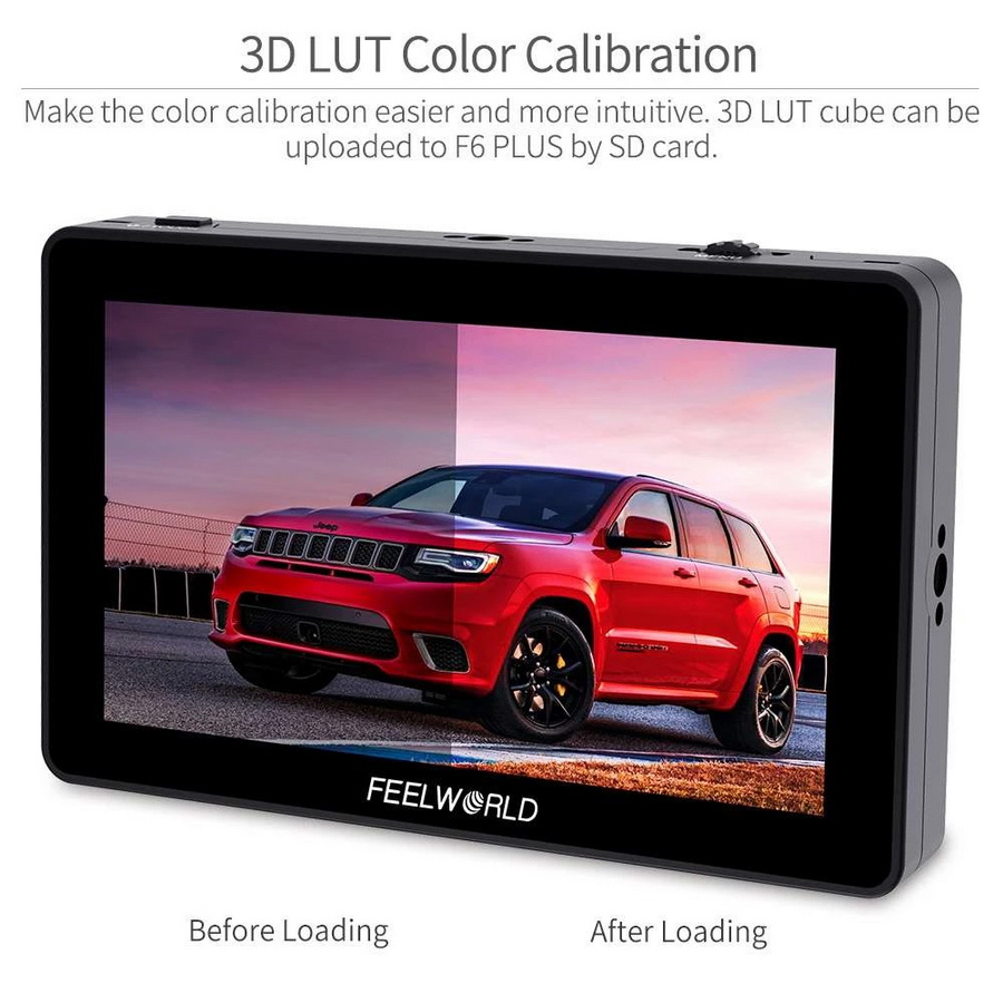 FeelWorld F6 PLUS V2 6 Inch 3D LUT Touch Screen DSLR Camera Field Monitor by  in  - EC MALL