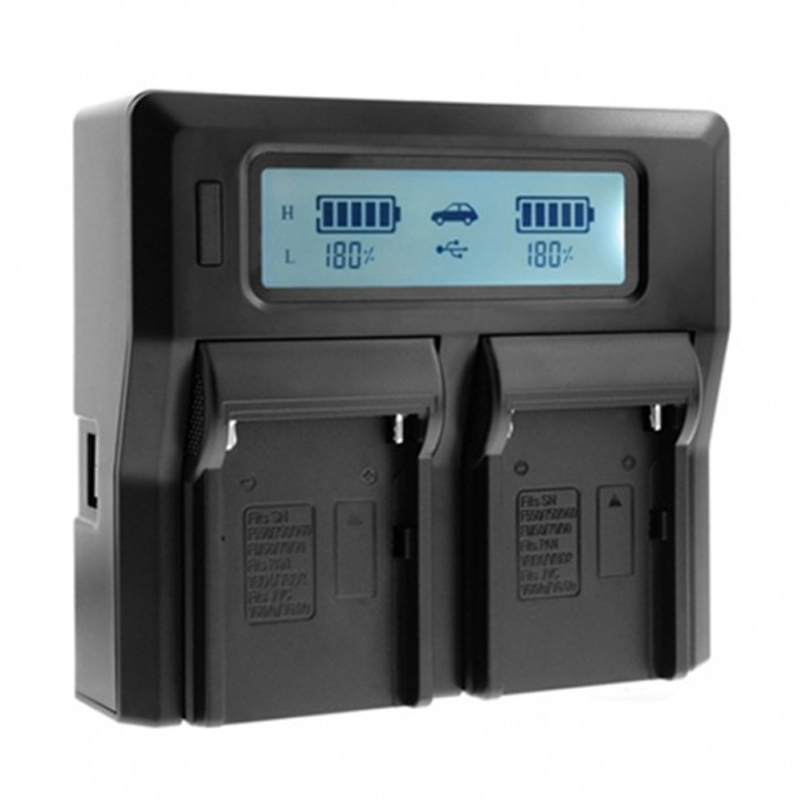 YK Design F970 Dual Charger with OLED by  in  - EC MALL