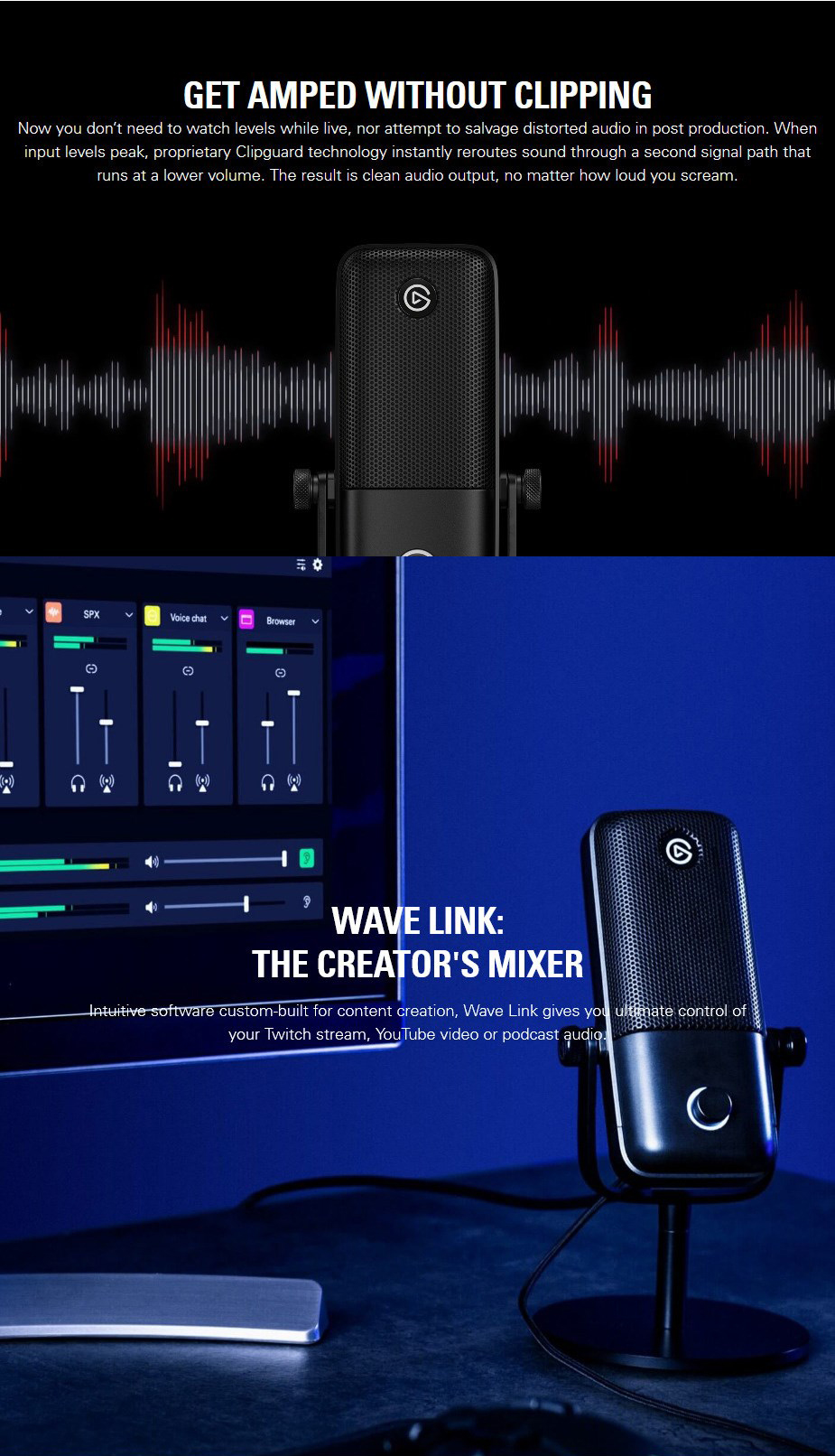 Elgato Wave 1 Premium Microphone and Digital Mixing Solution by  in  - EC MALL