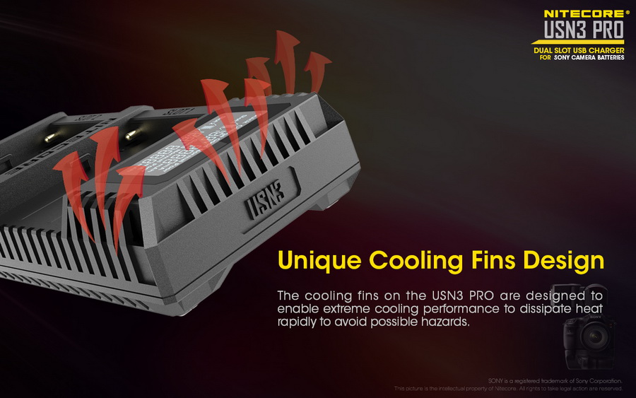 Battery Charger Nitecore USN3 PRO For Sony by  in  - EC MALL