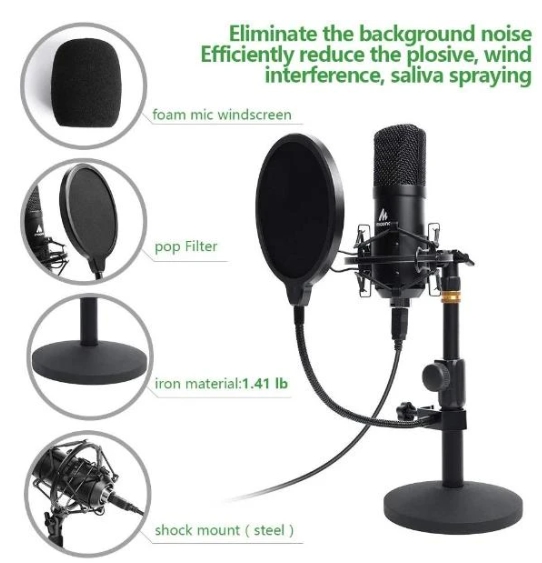 Maono A04TC USB Podcasting Microphone Kit by  in  - EC MALL