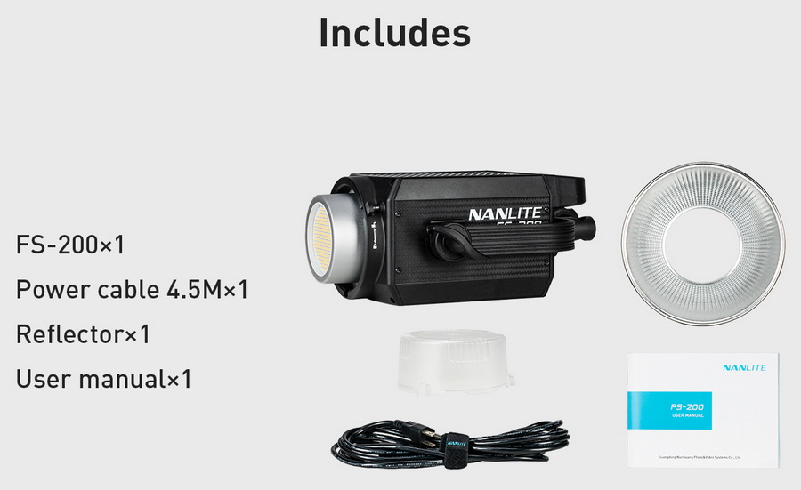 Nanlite FS-200 LED AC Monolight by  in  - EC MALL