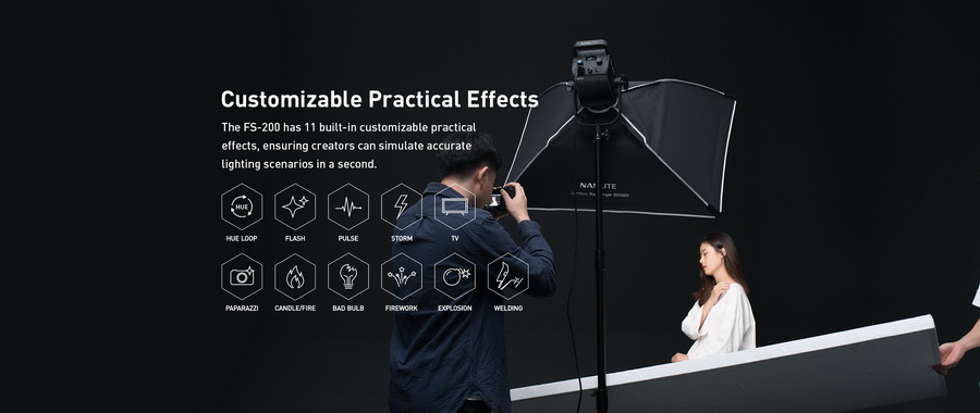 Nanlite FS-200 LED AC Monolight by  in  - EC MALL