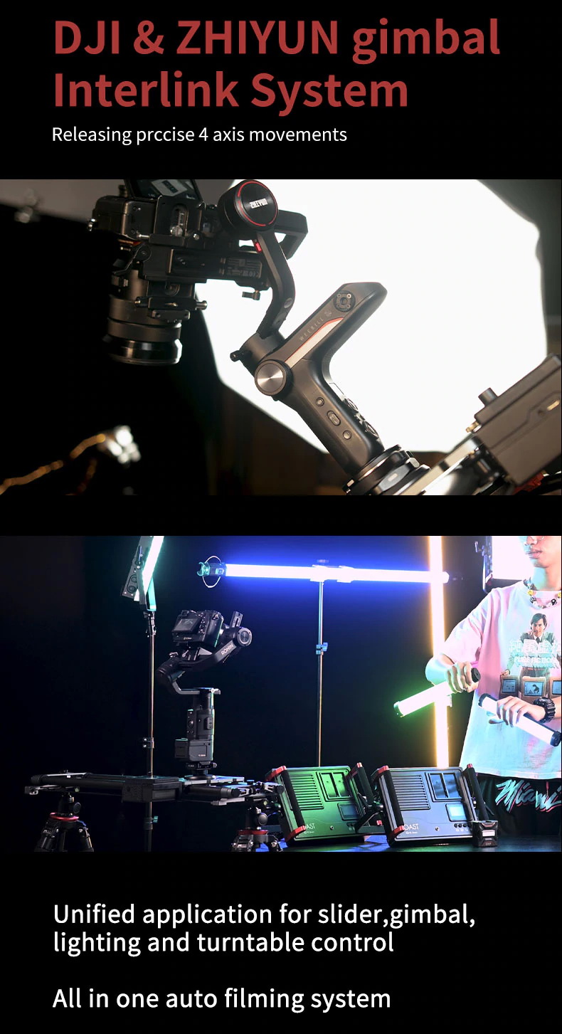 YC Onion Hot Dog Motorized Slider 3.0 prlx &amp; Pan Slider with App Dolly Slider by  in  - EC MALL