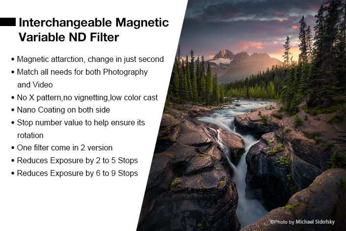 Haida NanoPro Interchangeable Magnetic Variable ND Filter by  in  - EC MALL