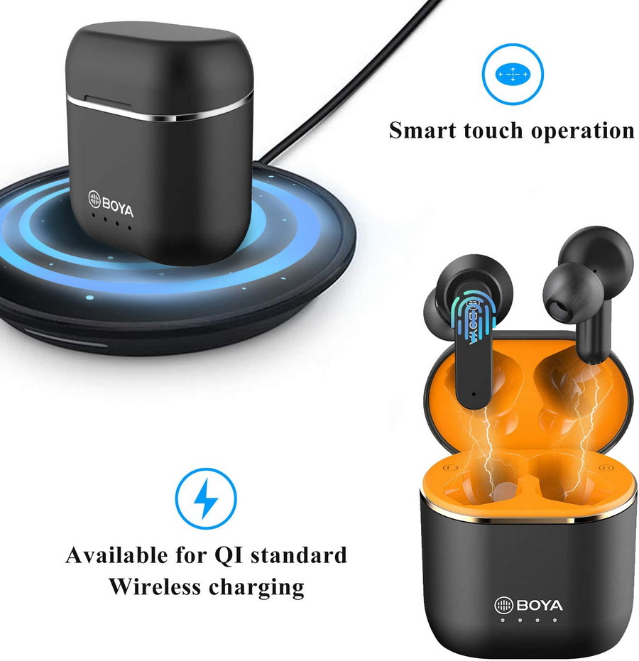 Boya BY-AP4 Advanced TWS Earbuds by  in  - EC MALL