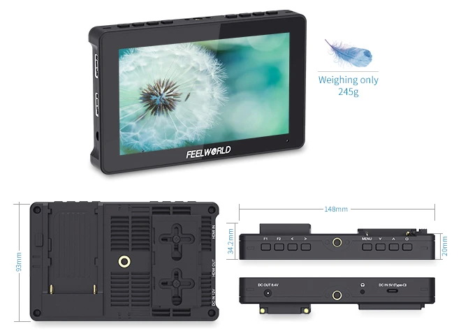 FeelWorld F5 PRO V2 5.5" 3D LUT by  in  - EC MALL