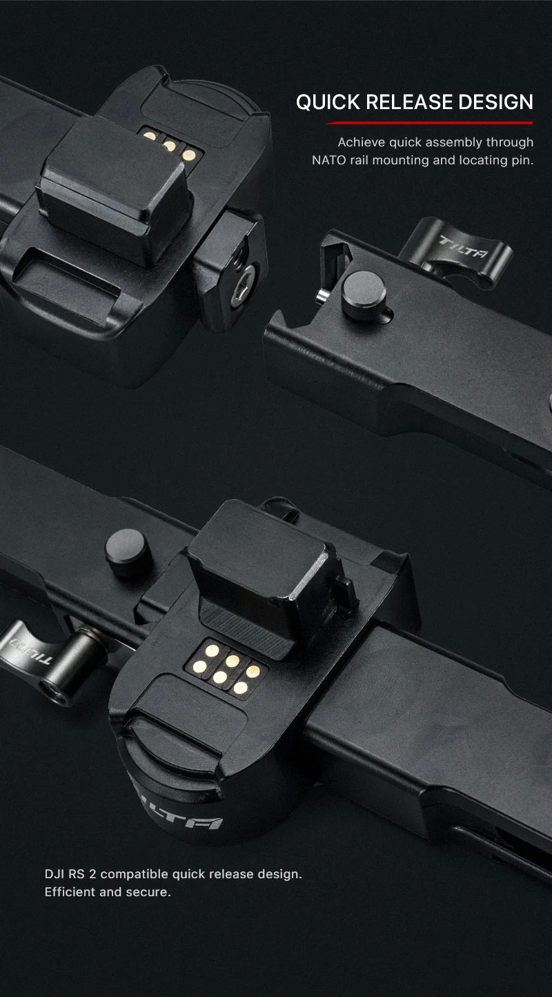 Tilta Dual Handle Power Supply Bracket for RS2 by  in  - EC MALL