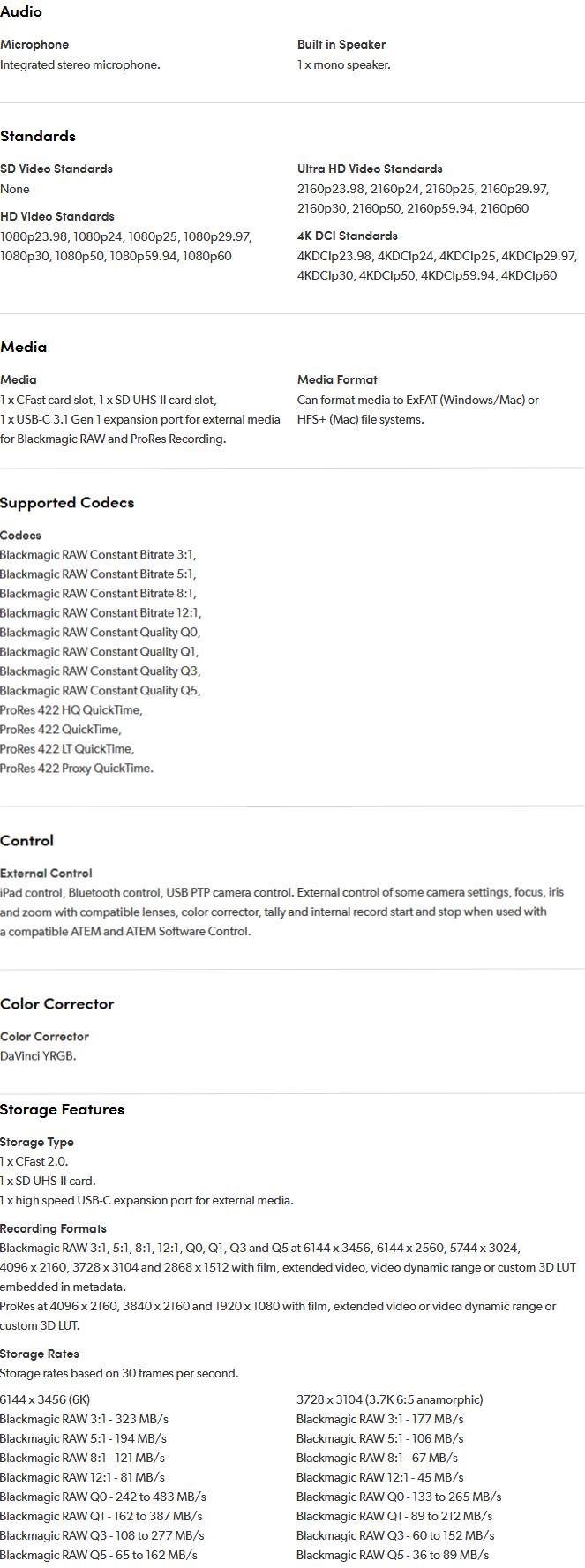 Blackmagic Pocket Cinema Camera 6K Pro by  in  - EC MALL