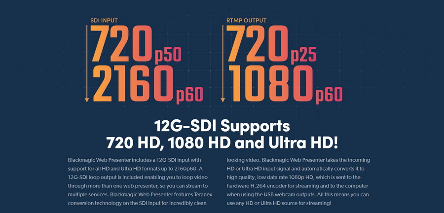 Blackmagic Design Web Presenter 4K by  in  - EC MALL