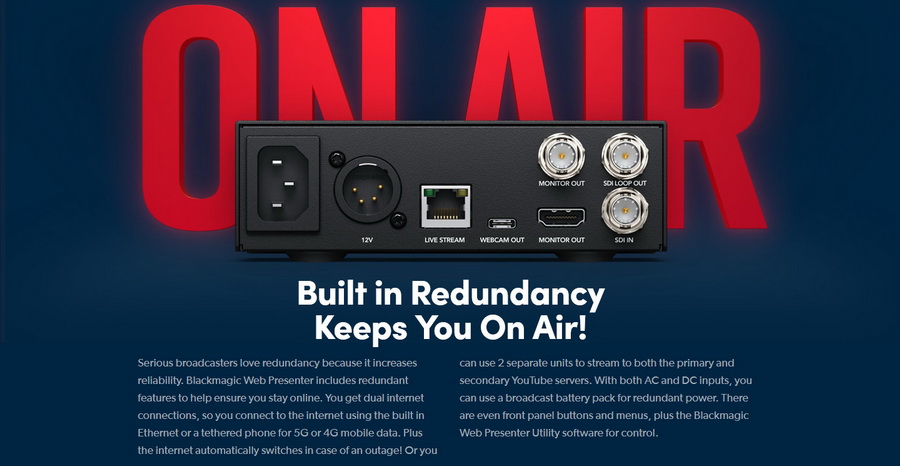 Blackmagic Design Web Presenter 4K by  in  - EC MALL