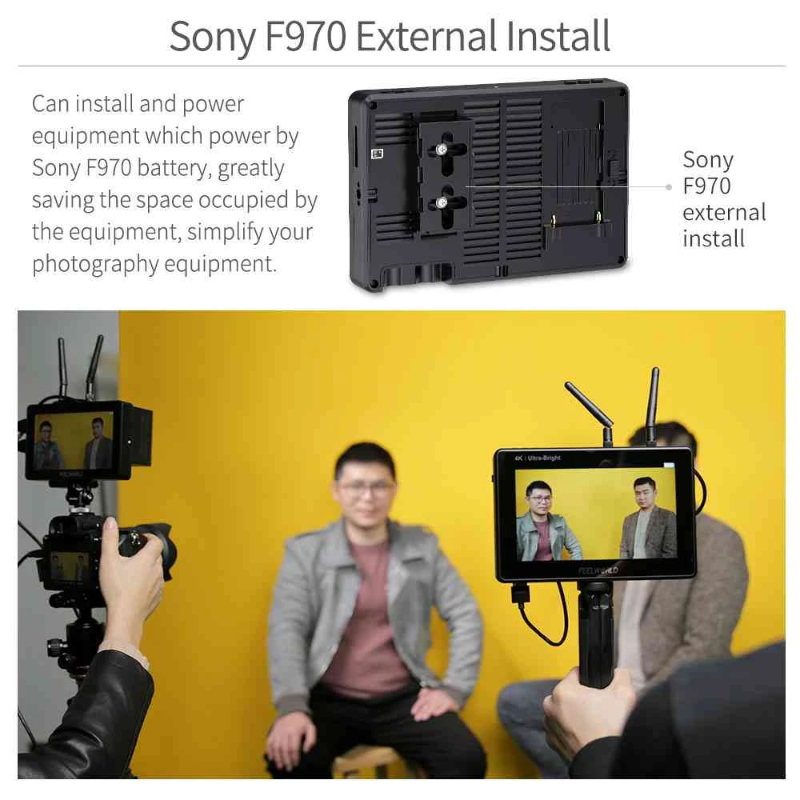 FeelWorld LUT 7 PRO 7" 3D LUT 2200 cd/m² Brightness,Touch Screen 4K HDMI Monitor by  in  - EC MALL