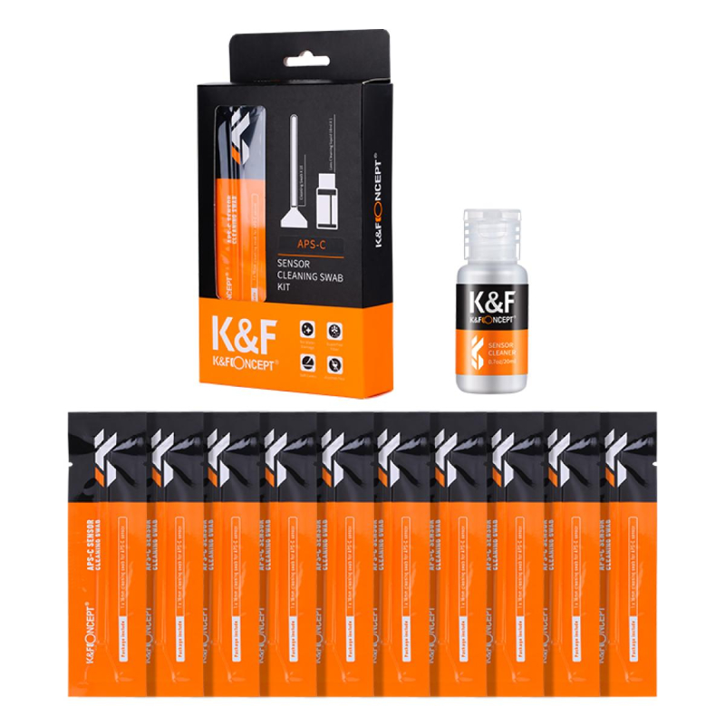 K&F Concept APS-C Sensor Cleaning Swab Cleaner Kit by  in  - EC MALL