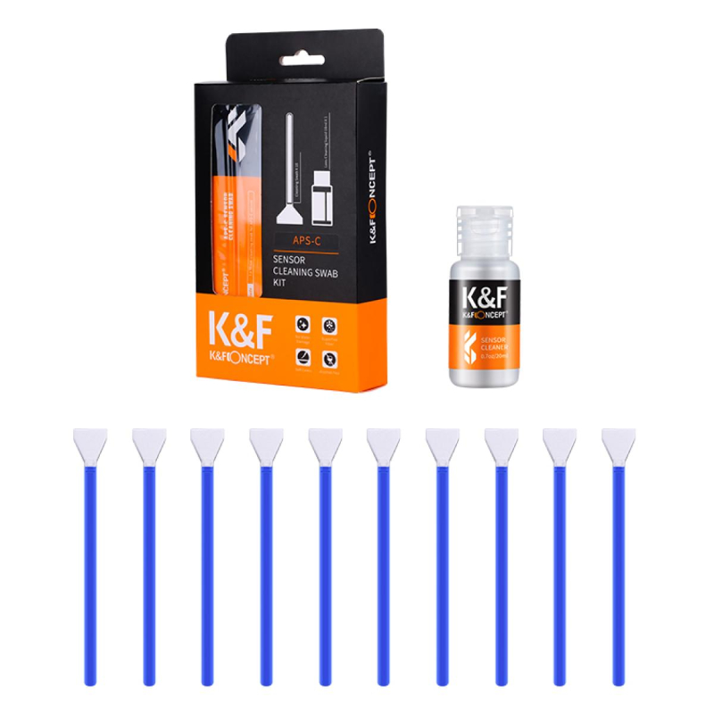 K&F Concept APS-C Sensor Cleaning Swab Cleaner Kit by  in  - EC MALL