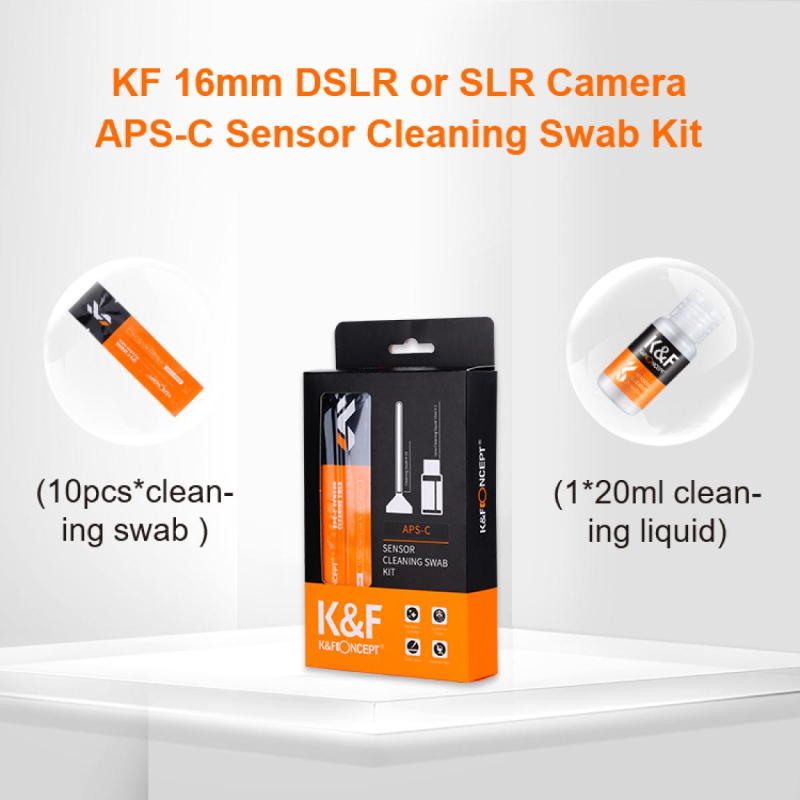 K&F Concept APS-C Sensor Cleaning Swab Cleaner Kit by  in  - EC MALL