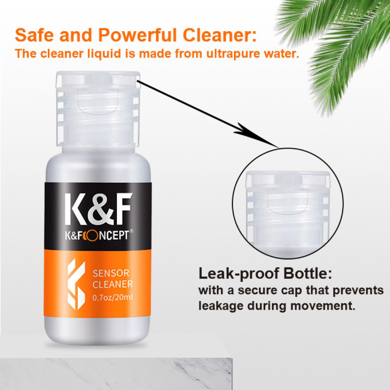 K&F Concept 24mm Full-frame Sensor Cleaning Swab Cleaner Kit by  in  - EC MALL