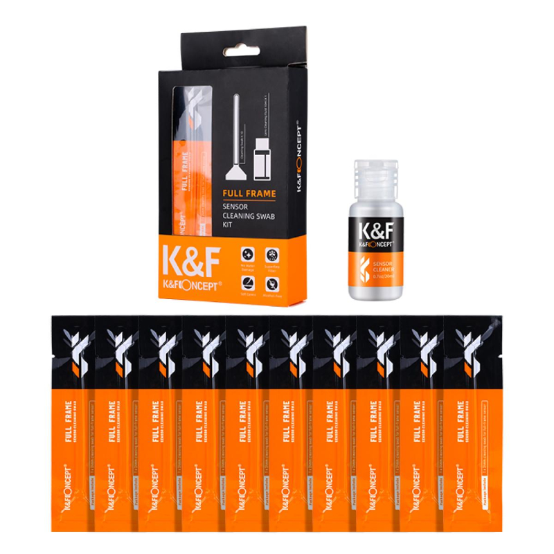K&F Concept 24mm Full-frame Sensor Cleaning Swab Cleaner Kit by  in  - EC MALL