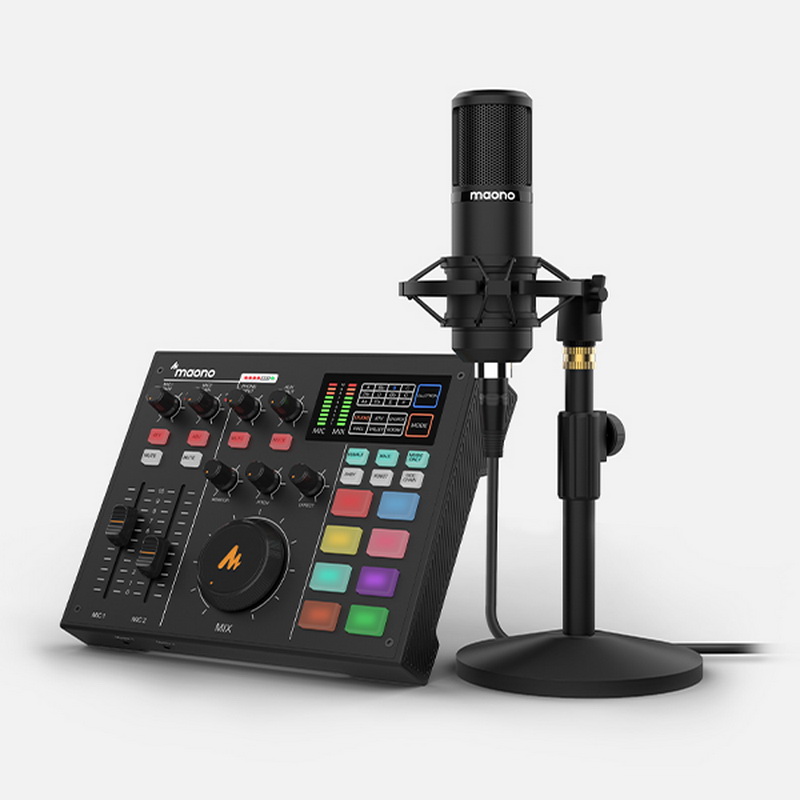 Maonocaster AU-AM100 All-in-One Podcast Production Studio by  in  - EC MALL