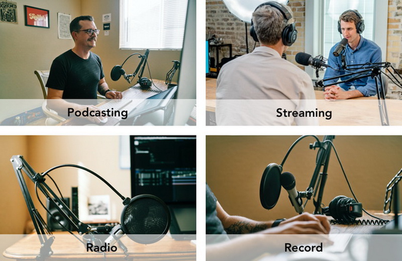 Maonocaster AU-AM100 All-in-One Podcast Production Studio by  in  - EC MALL