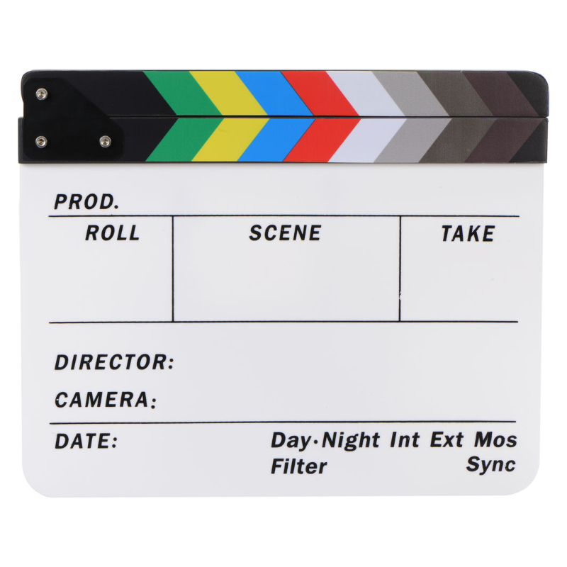 Movie Slate Color by  in  - EC MALL