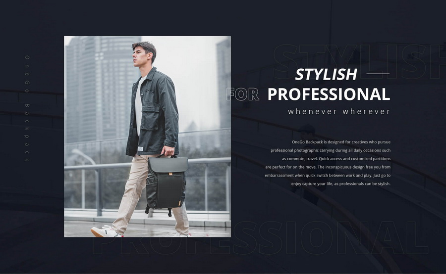 PGYTECH OneGo Backpack 18L by  in  - EC MALL