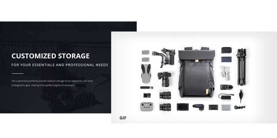 PGYTECH OneGo Backpack 18L by  in  - EC MALL