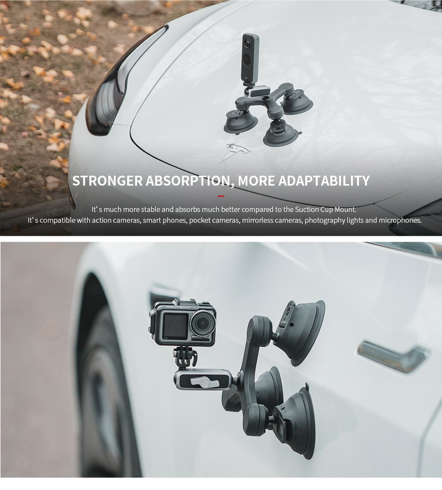 PGYTECH P-GM-136 Three-Arm Suction Mount by  in  - EC MALL