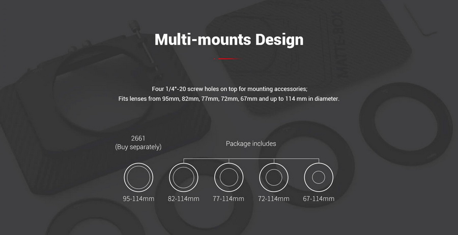 SmallRig 2660 Lightweight Matte Box by  in  - EC MALL