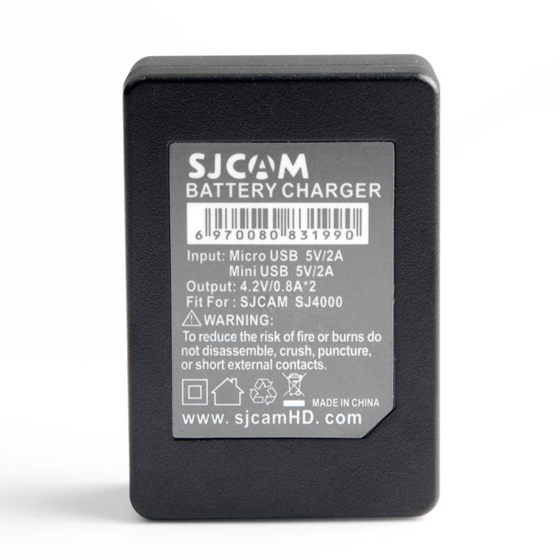 SJCAM Dual-Slot Battery Charger For SJ4000 SJ5000 M10 Series by  in  - EC MALL