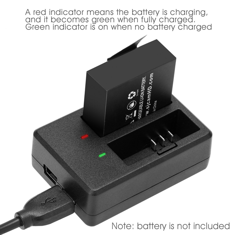 SJCAM Dual-Slot Battery Charger For SJ4000 SJ5000 M10 Series by  in  - EC MALL