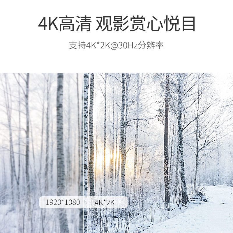 UGREEN 40202 1X4 HDMI Amplifier Splitter by in - EC MALL