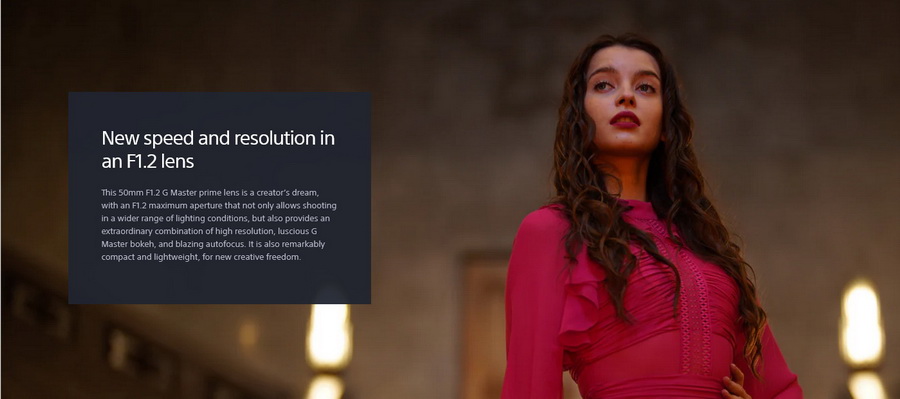 Sony FE 50mm f/1.2 GM Lens by  in  - EC MALL