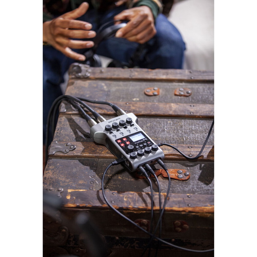 Zoom PodTrak P4 Portable Multitrack Podcast Recorder by  in  - EC MALL