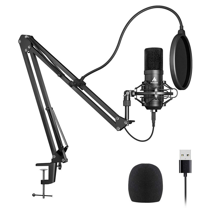 Maono AU-A04 USB Microphone Kit 192KHZ/24BIT Plug&Play by  in  - EC MALL