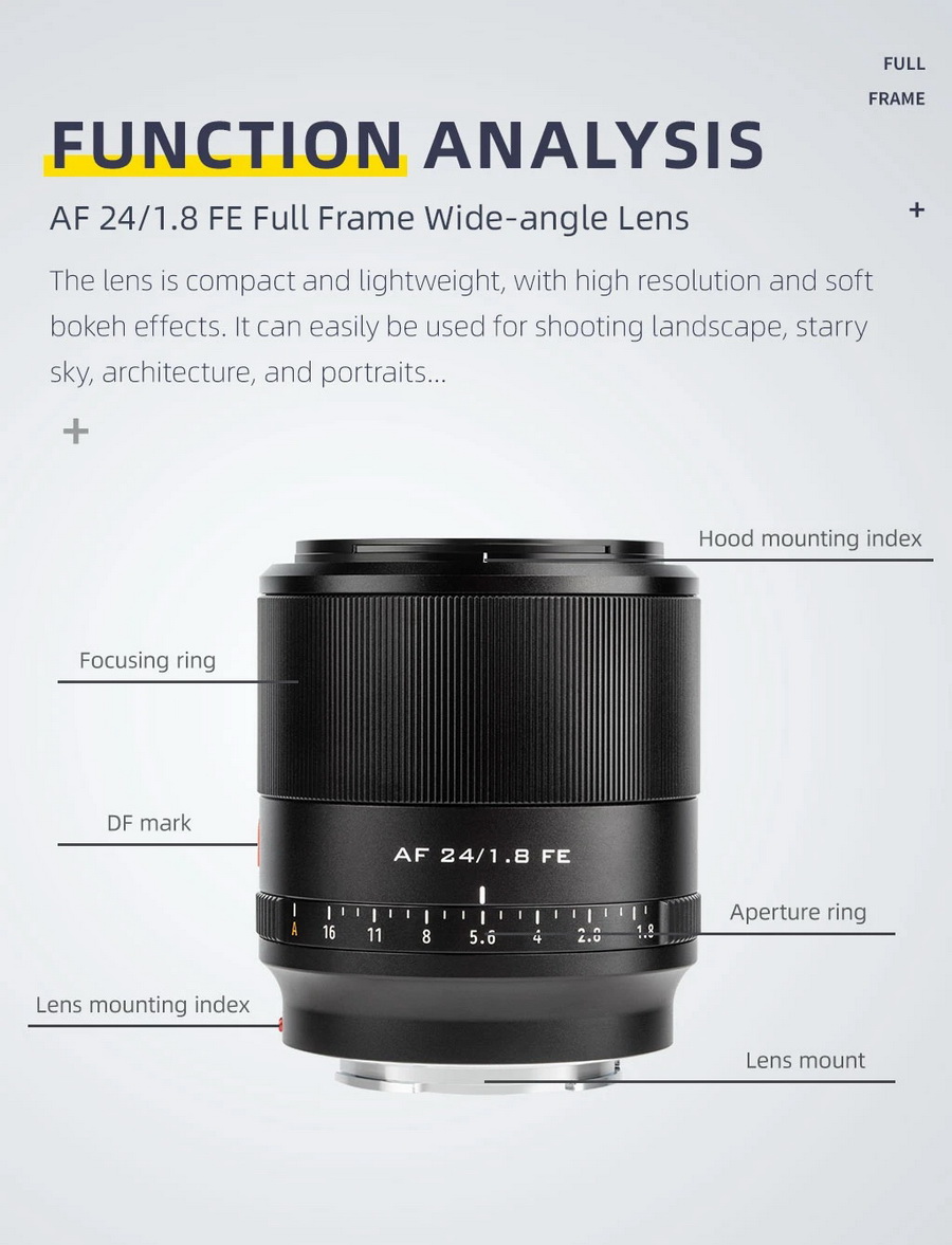 Viltrox AF 24mm f/1.8 Lens by  in  - EC MALL